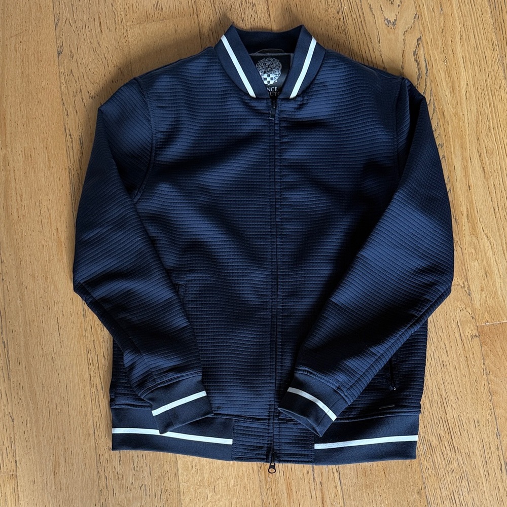 Vince Camuto Dark Blue Men's Bomber Jacket